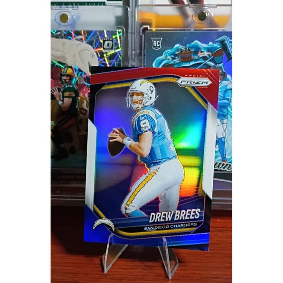 Other - 2025 Panini Prizm - Drew Brees #266 Red White & Blue Prizm Pack Fresh